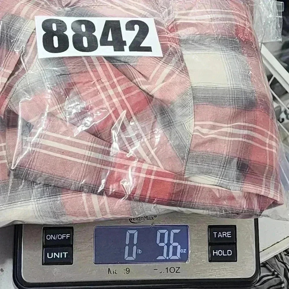 Horny Toad Red Plaid Button Down Short Sleeve Men's Shirt XL - Picture 7 of 7